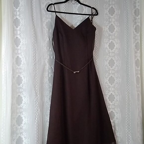 Vintage Jordan Dark Brown Women's Dress Size 8 - Picture 1 of 16